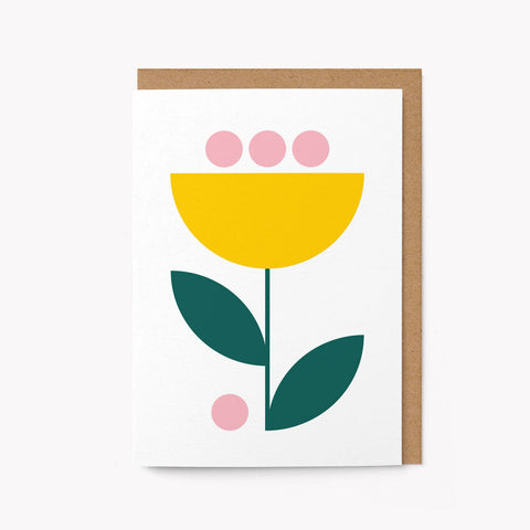 Flower Greeting Card, Graphic Factory