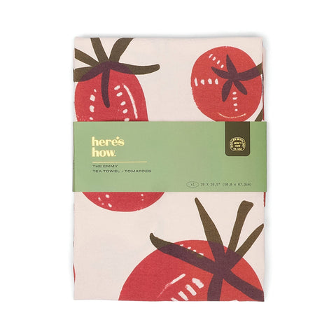 Designworks Collective - The Emmy Tea Towel Tomatoes