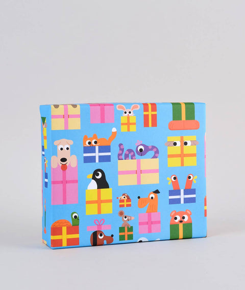 Wrap Birthday Animals Wrapping paper