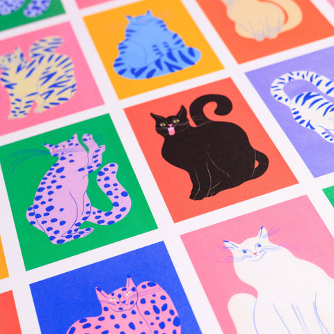 Evermade - Cats Gift Wrap by Agathe Singer