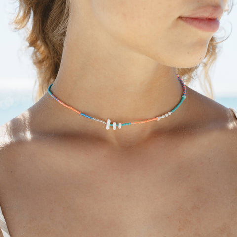 Pineapple Island - Metari Dainty Beaded Necklace