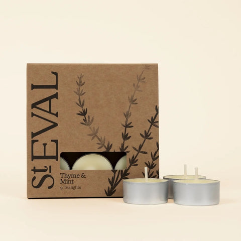 St Eval Thyme & Mint, Scented Tealights
