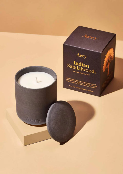 Aery Living - Indian Sandalwood Scented Candle