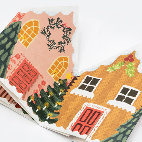 Hadley - Christmas Houses Concertina Card