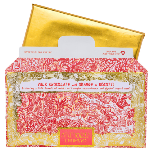 ARTHOUSE Unlimited - Love is in the Air Milk Chocolate with Orange and Biscotti