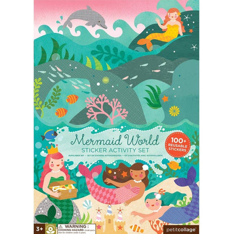 Petit Collage Mermaid World Sticker Activity Set