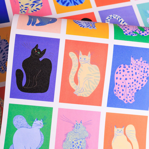 Evermade - Cats Gift Wrap by Agathe Singer