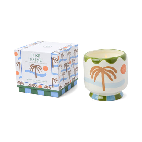 Designworks Collective - Paddywax A Dopo Palm Tree Ceramic Candle