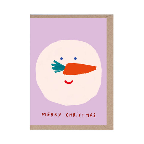 Rumble Cards - Snowman Merry Christmas Card
