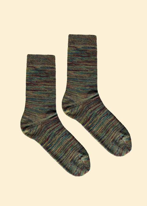 Sock Sisters - Welsh Bracken Four Colour Yarn Socks