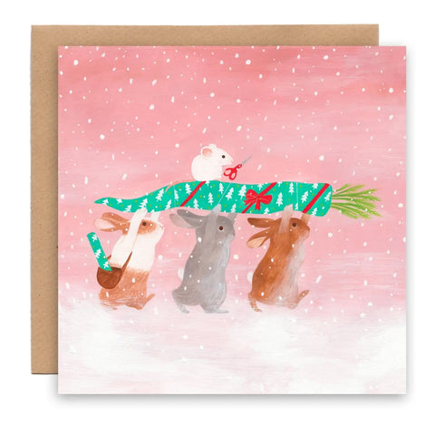 Christmas Carrot Card, Cécile Berrubé