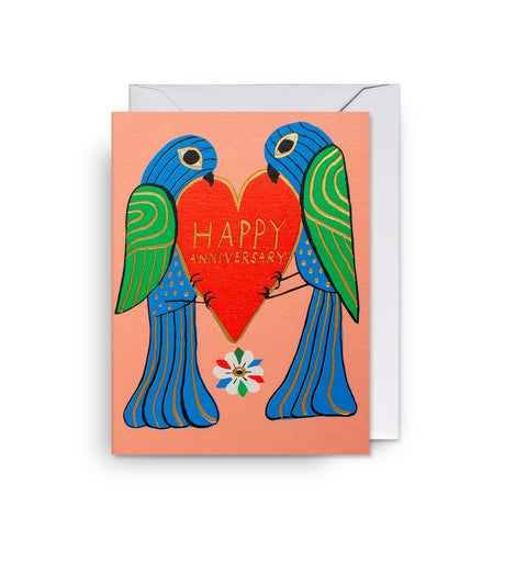 Two Birds Mini Anniversary Card