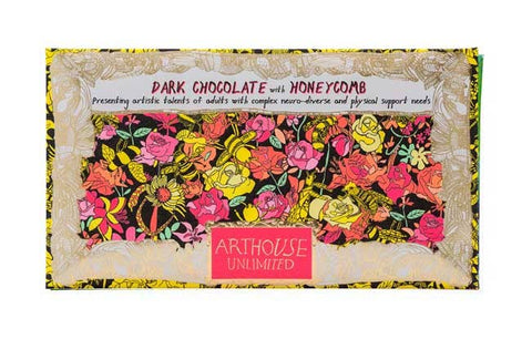 ARTHOUSE Unlimited - Bee Free, Dark Chocolate Bar With Honeycomb