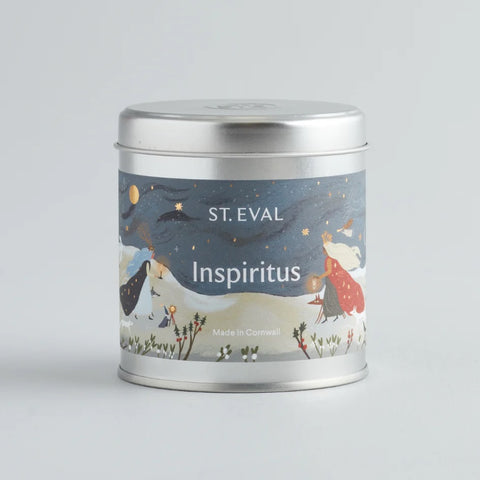 St. Eval Inspiritus, Scented Christmas Tin Candle