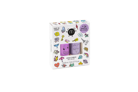 Nailmatic WOW 2 Pack with Stickers Marshi & Piglou
