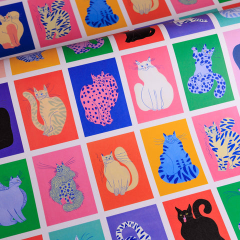 Evermade - Cats Gift Wrap by Agathe Singer