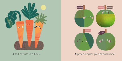 MiniTouch: Fruit & Veg: Touch-and-feel first numbers, Happy Yak