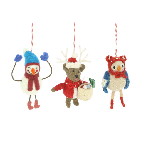 Festive Friends Hanging Decoration