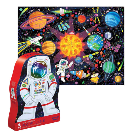 Hippychick - Crocodile Creek Space Explorer Floor Puzzle