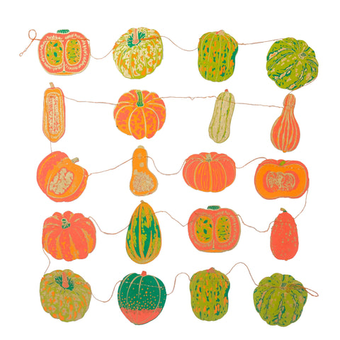 East End Press - Squashes Sewn Garland