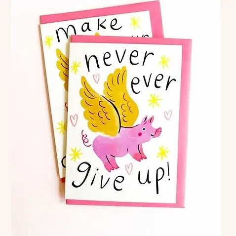 Kitty Kenda Papergoods - Never Ever Give Up