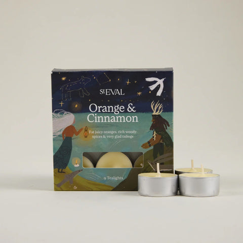 St. Eval Scented Christmas Tealights, Orange & Cinnamon