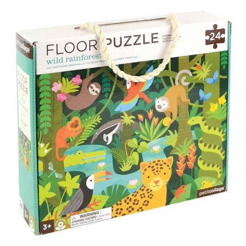 Petit Collage Wild Rainforest Floor Puzzle