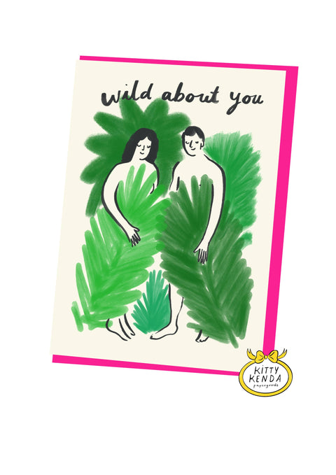 Kitty Kenda Papergoods - Wild About You Card