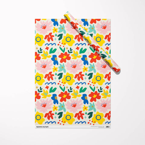 Graphic Factory - Flowers Gif Wrapping Paper