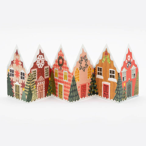Hadley - Christmas Houses Concertina Card