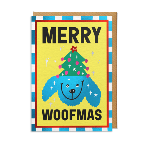 "Merry Woofmas" Christmas Card, Sanders de Roeper