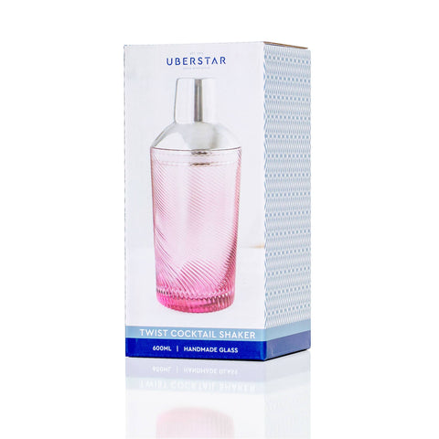UBERSTAR Twist Glass Cocktail Shaker