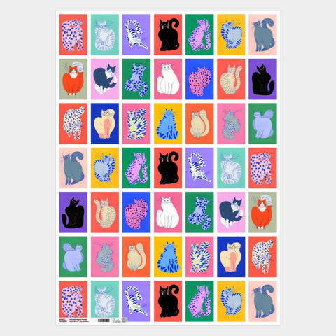Evermade - Cats Gift Wrap by Agathe Singer