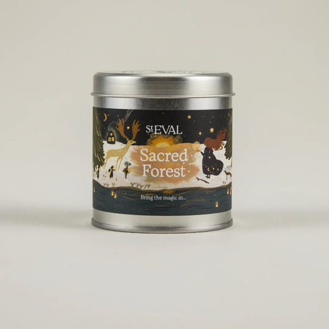 St Eval Christmas Tin Candle, Sacred Forest