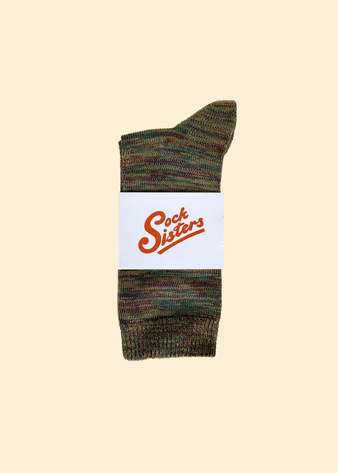 Sock Sisters - Welsh Bracken Four Colour Yarn Socks