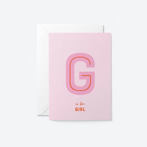 G is for GIRL Card, Graphic Factory
