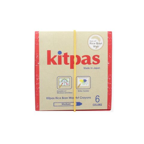 Kitpas Crayons Medium 6 Colours
