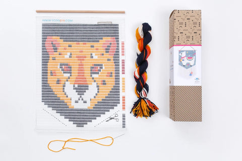 Sozo DIY Sewing Kit Wall Art - Cheetah