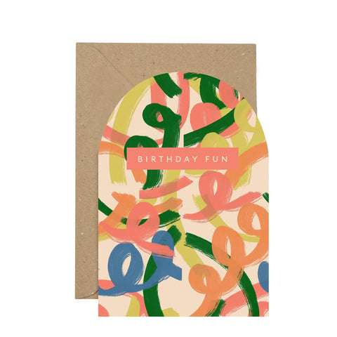 Plewsy 'Birthday Fun' greetings card