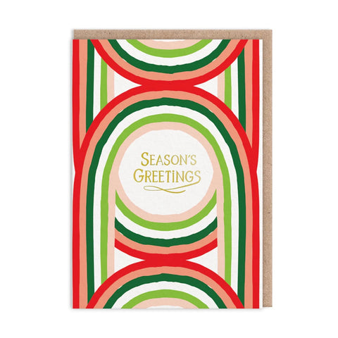 Season's Greetings Patterns Card