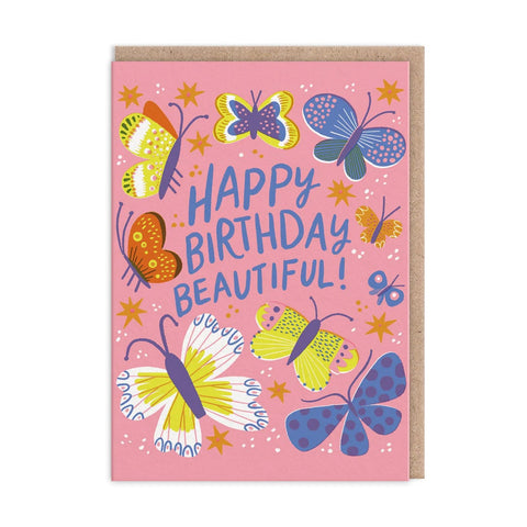 Happy Birthday Beautiful Butterfly Birthday Card