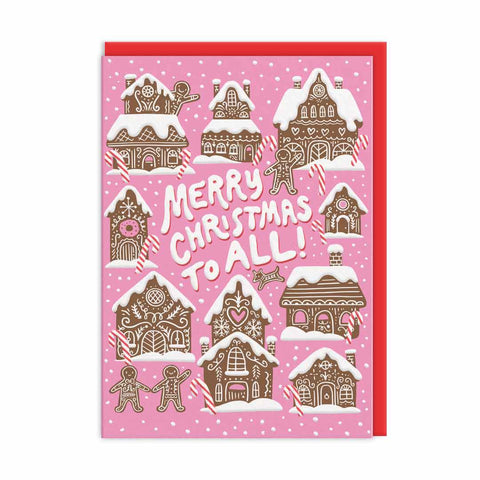 Merry Christmas to All Ginger Bread Card