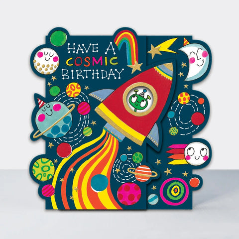 Rachel Ellen Designs Have a Cosmic Birthday Card