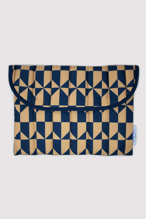 Kind Bag Laptop Sleeve Navy Coffee