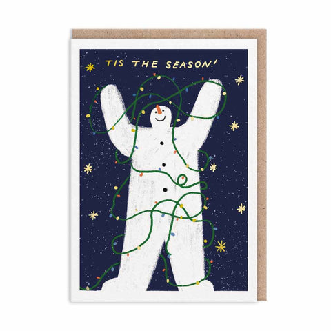 Tis The Season Snowman Card