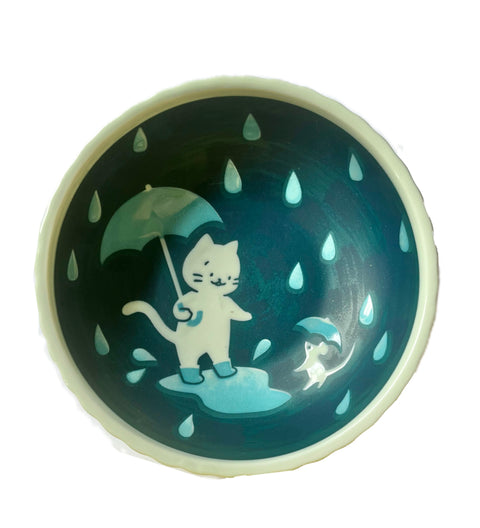 Japanese Cats and Sunday side bowl