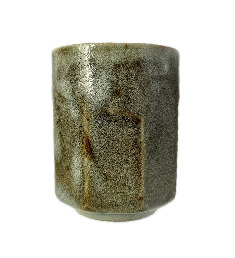 Japanese Grey Octagonal Tea Cup