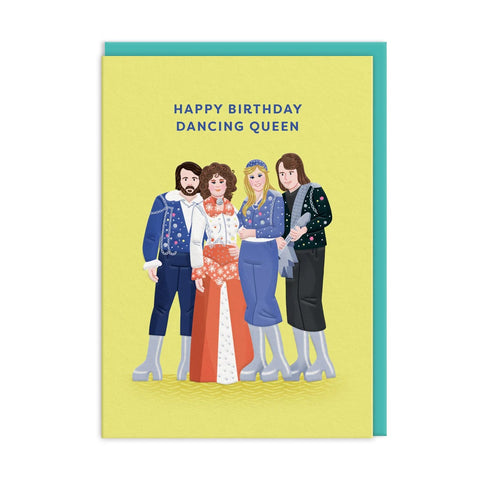 ABBA Happy Birthday Dancing Queen Card