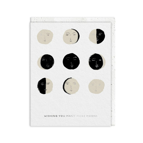 Wishing You Many More Moons Greeting Card