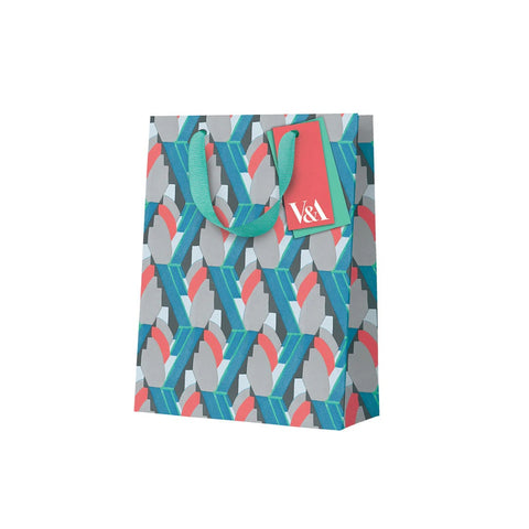 Playful Geometrics Deco Mint Small Gift Bag